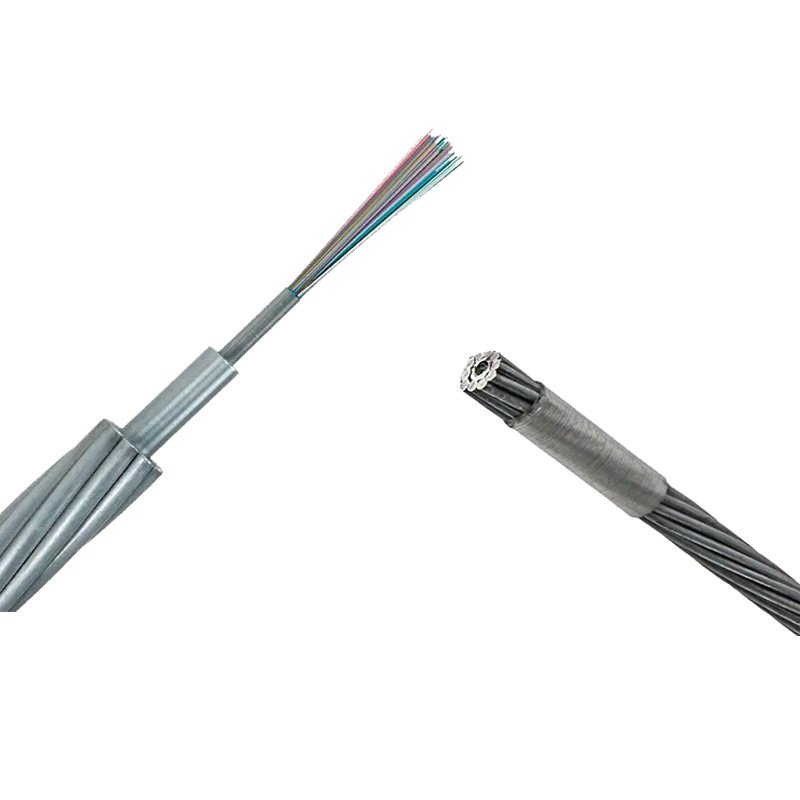 Fiber Optic Cable OPGW Central Stainless Steel Tube Aluminum Single Mode 24core