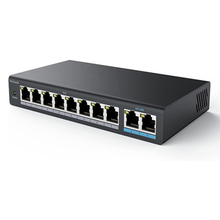 POE Switch with 8 PoE Ports 2 Gigabit Uplink Ports