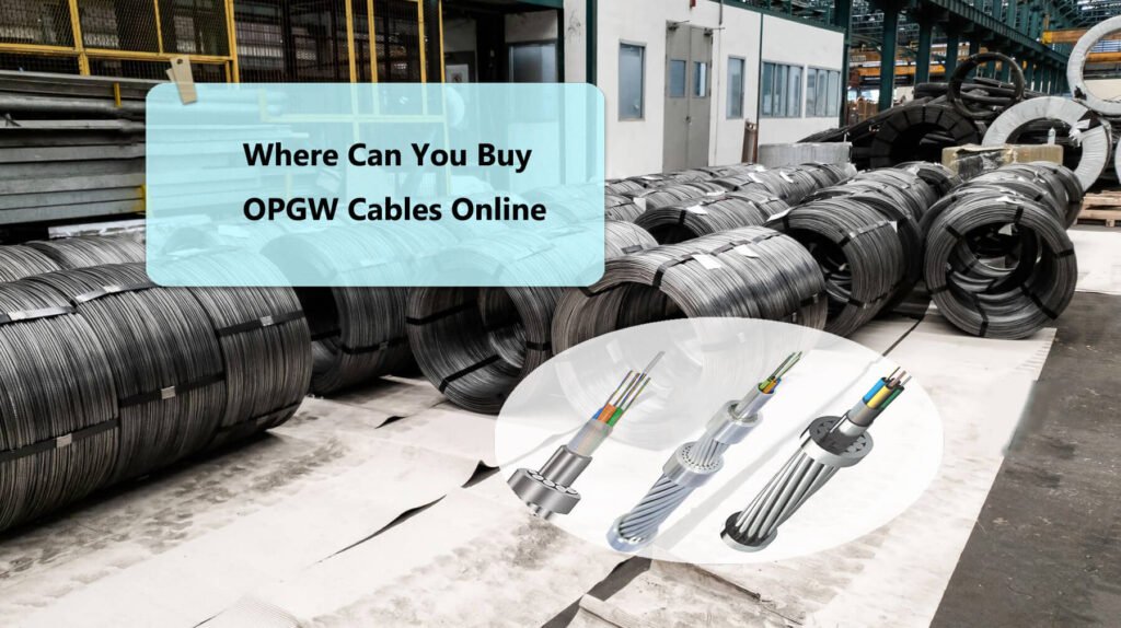 Industrial storage of OPGW cables with a guide on where to buy them online.