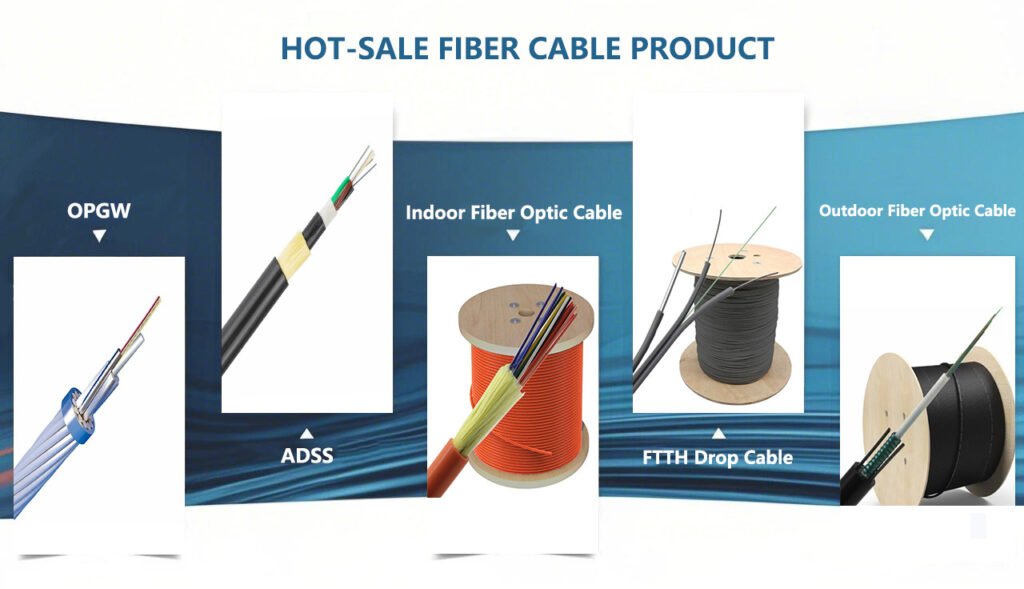 HOT-SALE Fiber Optic Cable Products OPGW-ADSS-FTTH Drop & Indoor-Outdoor Solutions