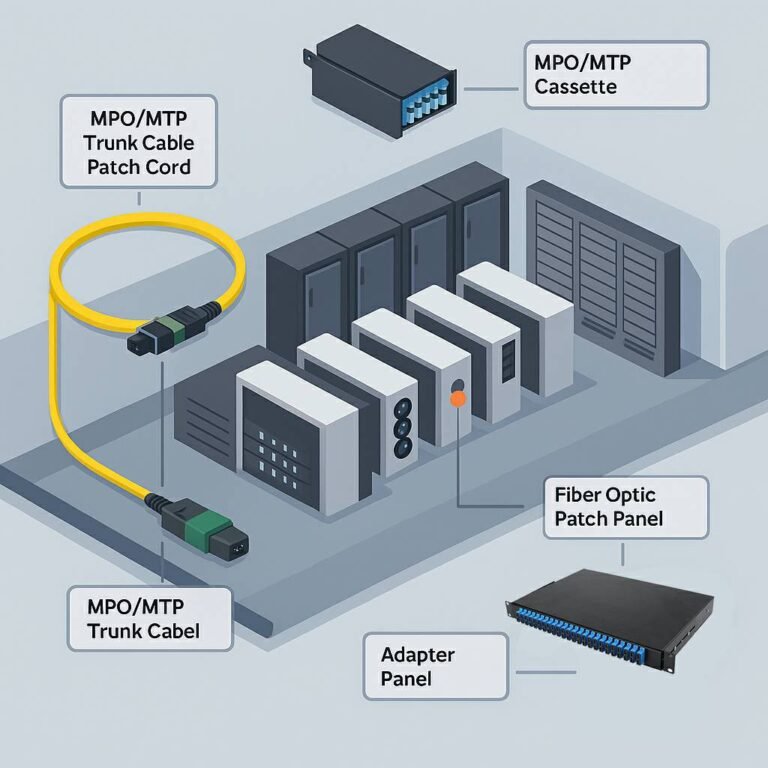 MPO&MTP Trunk Cable Cassette & Patch Panel Connectivity