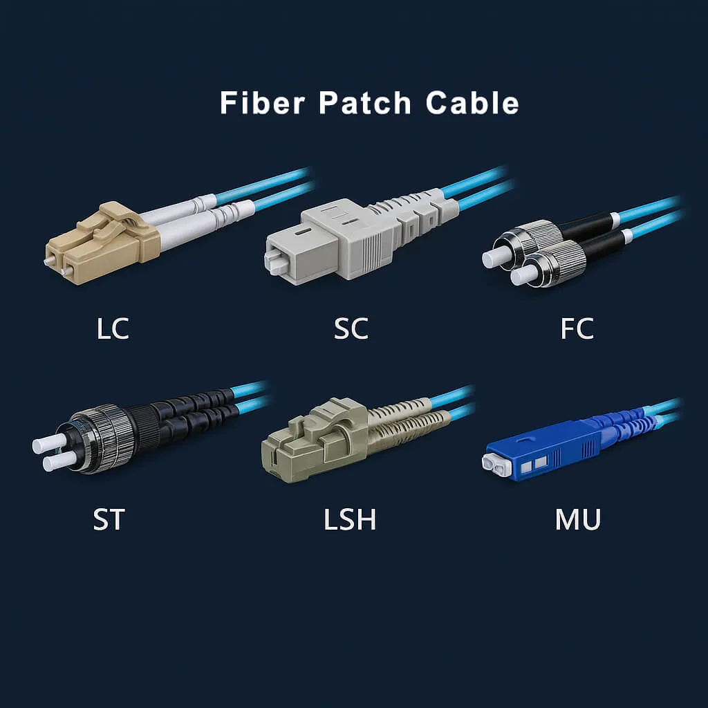 Types of Fiber Patch Cables and Connectors