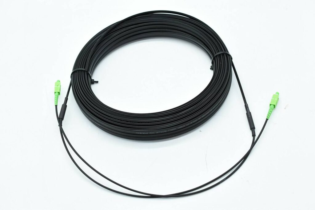 Waterproof SC pre-terminated fiber optic patch cables with rugged connectors