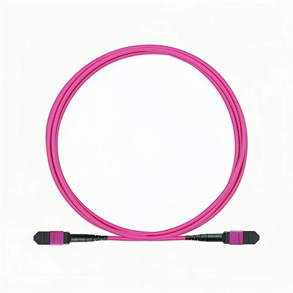 Cavo trunk MTP MPO OM12 4F polarità B LSZH per data center 40G 100G