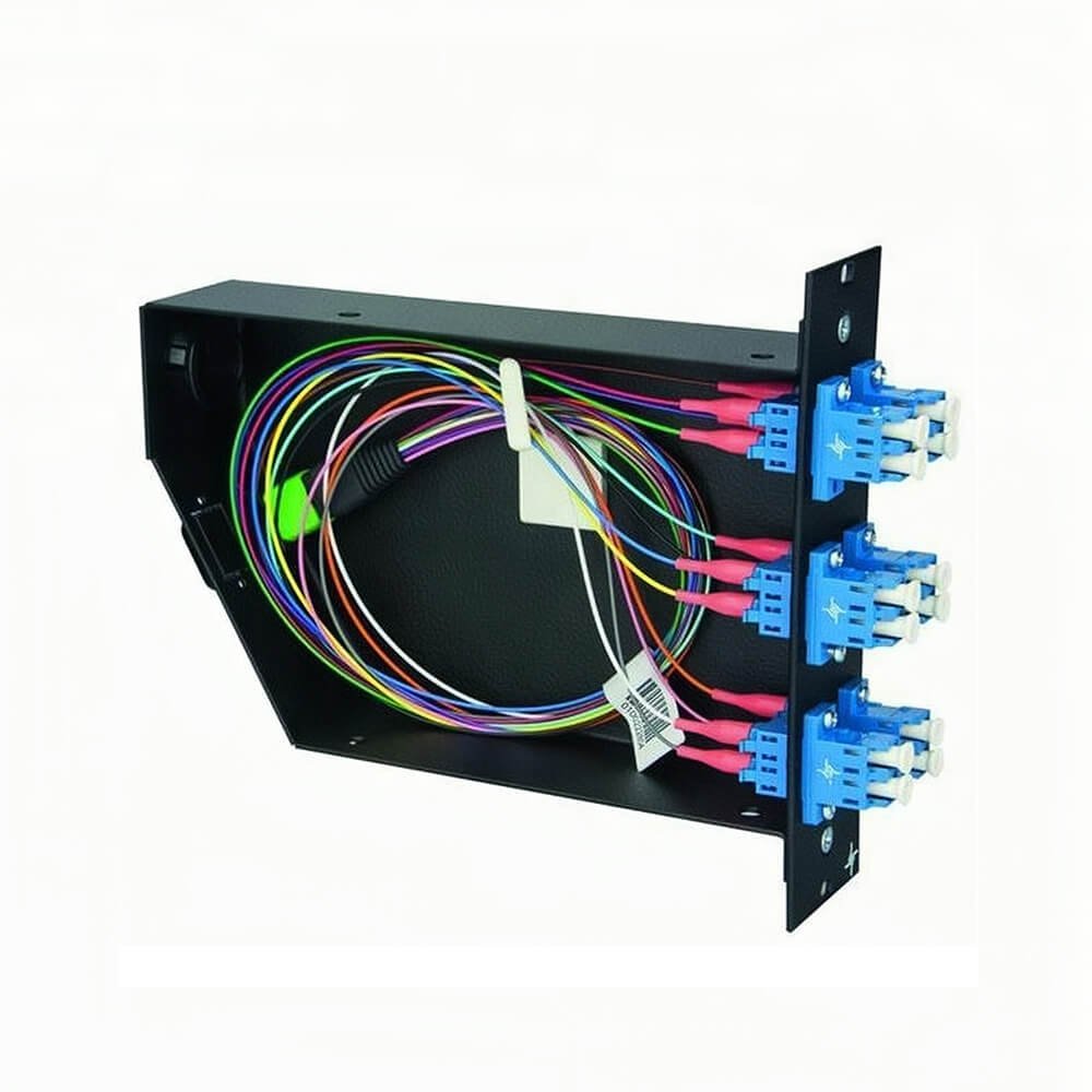 ABPTEL MTP MPO-LC Cassette Module, OM4 Multimode, 12 LC Duplex, LGX Type A (1)