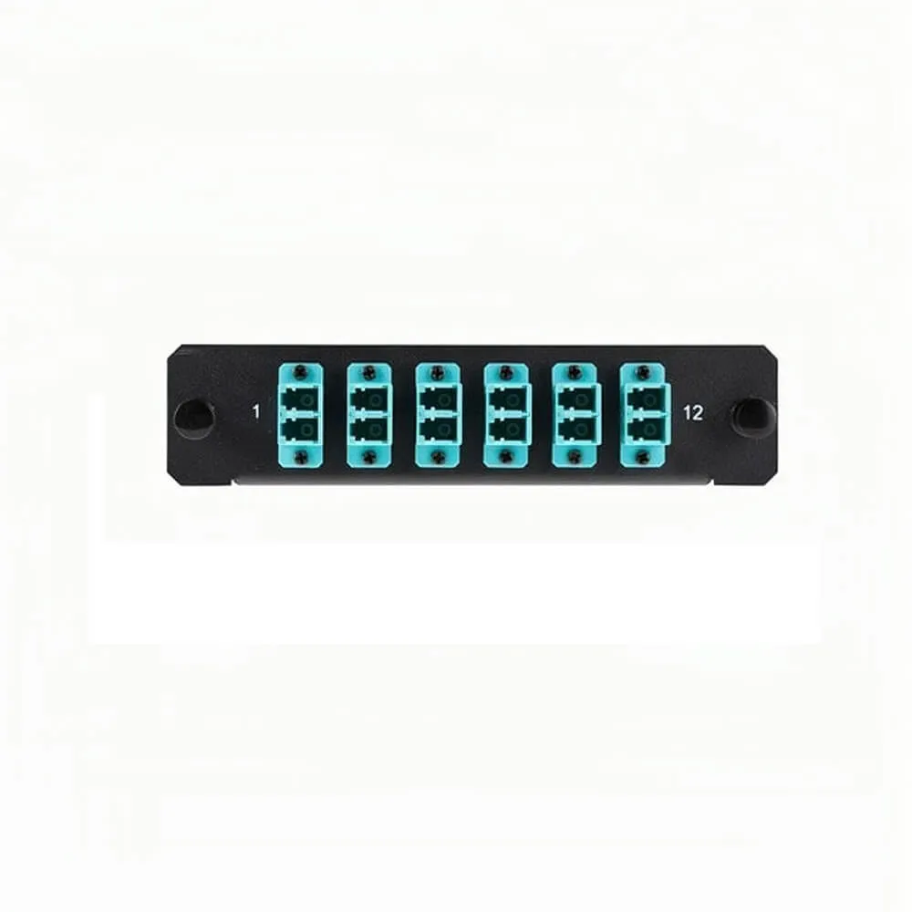 ABPTEL MTP MPO-LC Cassette Module, OM4 Multimode, 12 LC Duplex, LGX Type A (2)
