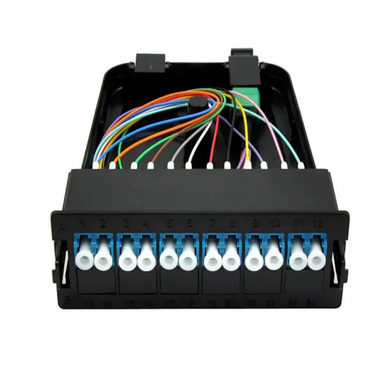 ABPTEL OS2 Singlemode MPO to 6×LC Duplex Cassette, 12 Fibers, Type A