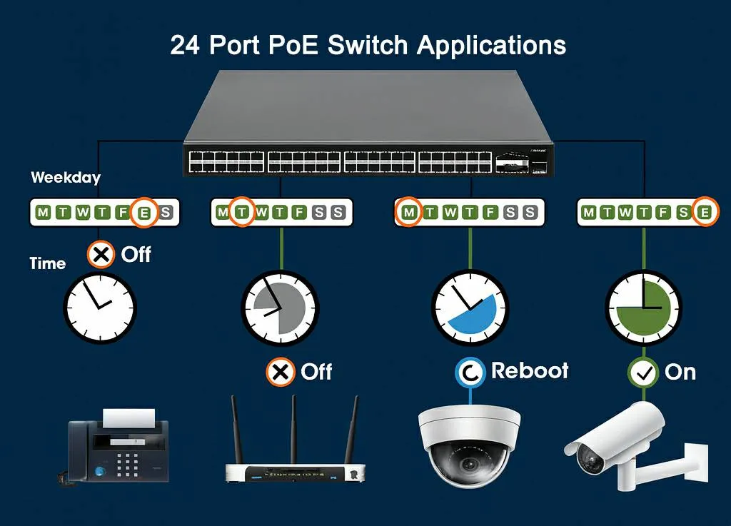 Abptel 24 Port PoE Switch Applications
