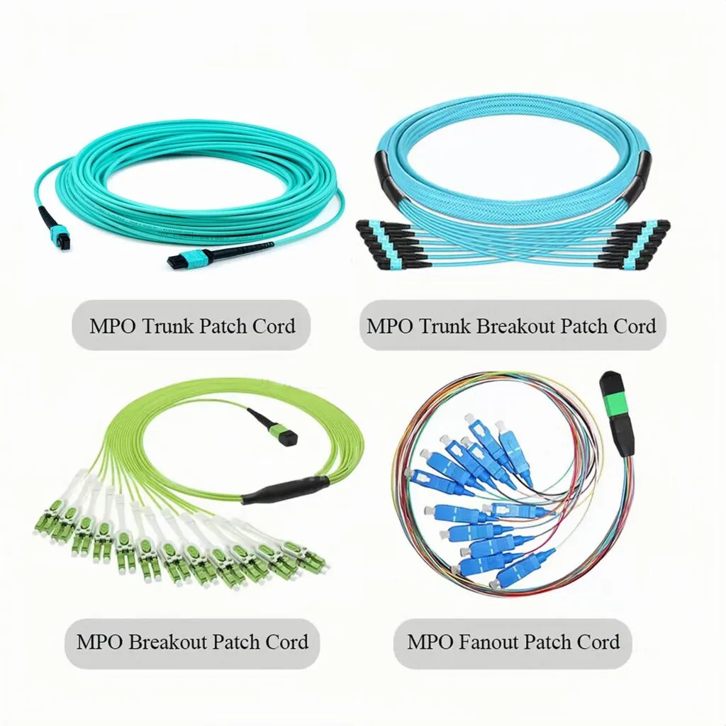 Abptel MPO MTP Trunk, Breakout & Fanout Patch Cords