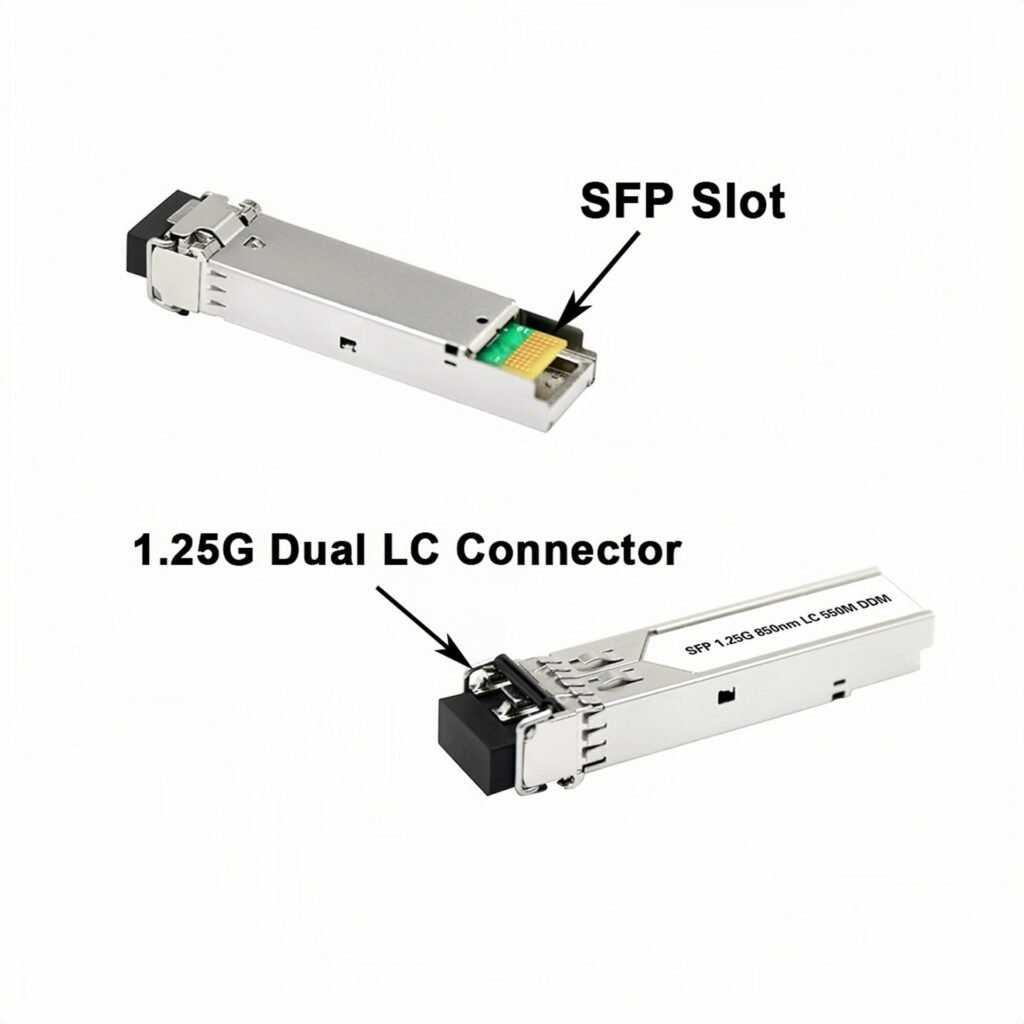 Key Features of 1.25G SFP Module – Slot & Dual LC Connector
