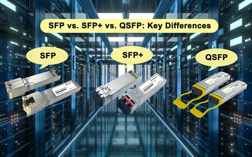 SFP vs. SFP+ vs. QSFP Key Differences