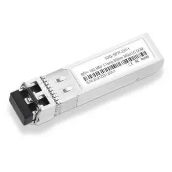 ABPTEL SFP-10G-SR-I 10GBASE-SR SFP+ optical transceiver module, 850nm wavelength, 300m over OM3/400m over OM4 multimode fiber, LC duplex connector, DOM monitoring, Cisco compatible