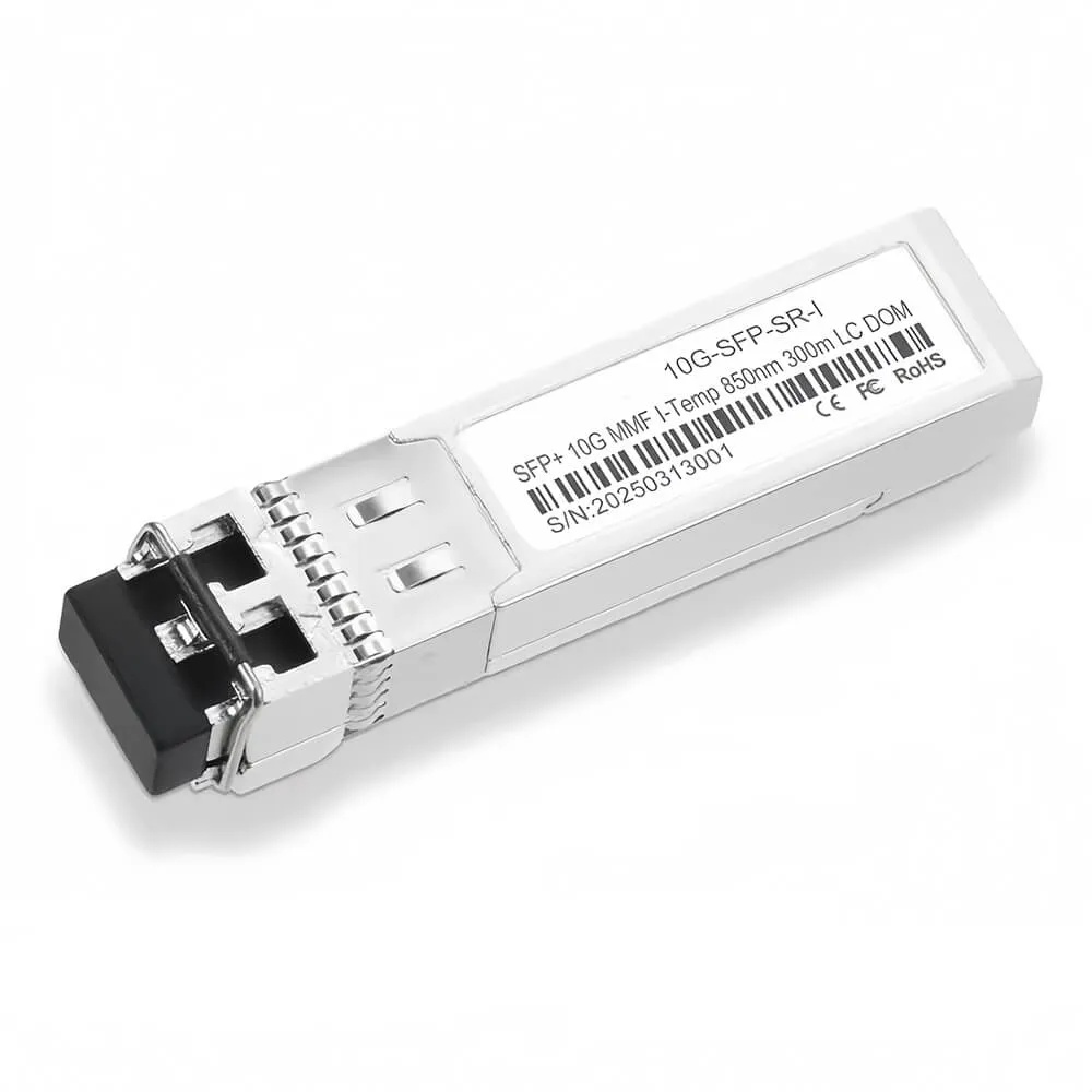 ABPTEL SFP-10G-SR-I 10GBASE-SR SFP+光トランシーバモジュール、波長850nm、OM300で3m/OM400で4mマルチモードファイバ、LCデュプレックスコネクタ、DOMモニタリング、Cisco互換