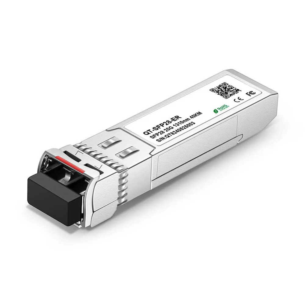 Módulo transceptor óptico SFP-25G-ER compatible con 25GBASE-ER SFP28 de ABPTEL, 1310 nm, 40 km, LC SMF