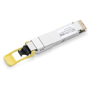 ABPTEL 400G QSFP-DD DR4 transceiver module, 1310nm EML optics, 500m SMF MPO-12 APC connector, compliant with IEEE 802.3cd for data center networks