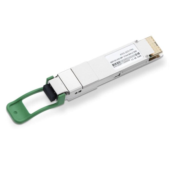 ABPTEL 400G QSFP-DD FR4 transceiver module, 1310nm CWDM4, duplex LC, 2km SMF, compliant with IEEE 802.3cd for data center and telecom applications