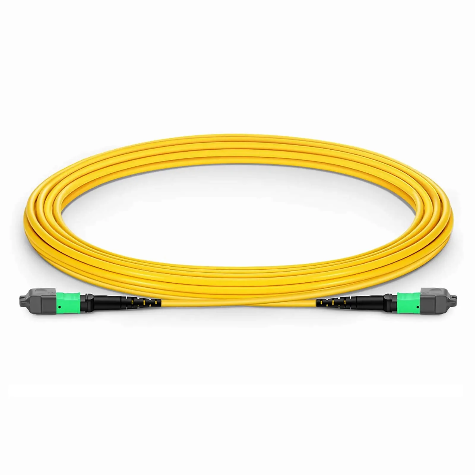 Cavo di collegamento in fibra monomodale MTP-12 OS2 APC da 5 m femmina-femmina tipo A giallo