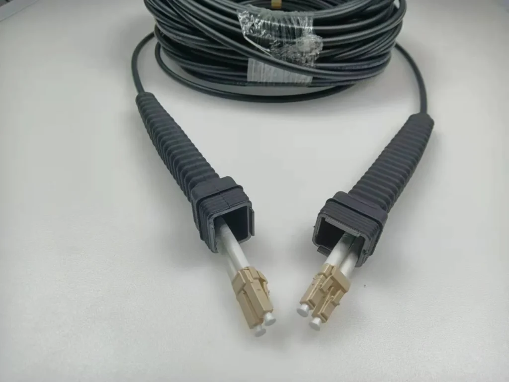 IP67 waterproof boot design for NSN CPRI fiber patch cord used in outdoor FTTA base stations