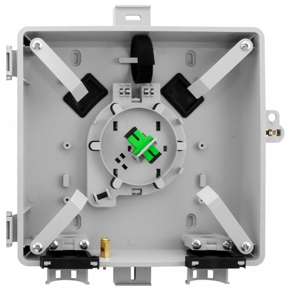 Outdoor Fiber NID Box – Universal Demarcation Enclosure (IP65) Outdoor fiber NID box universal demarcation enclosure with IP65 rated weatherproof housing for FTTH and FTTx deployments