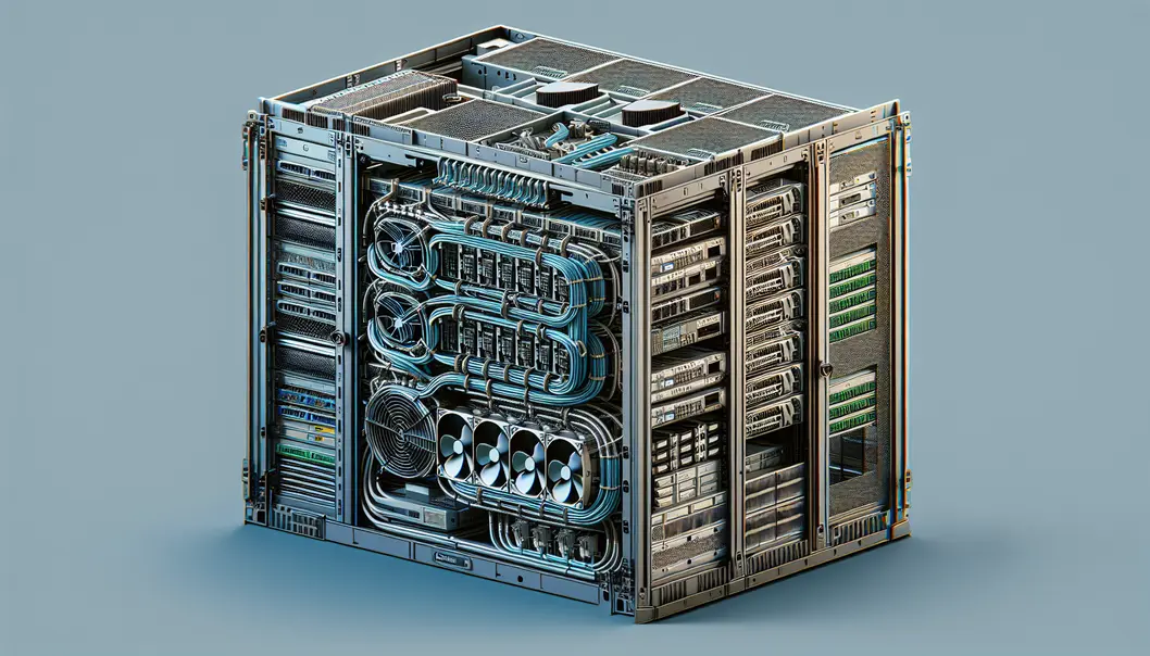 Engineers working with 800G transceivers at a cutting-edge data center.