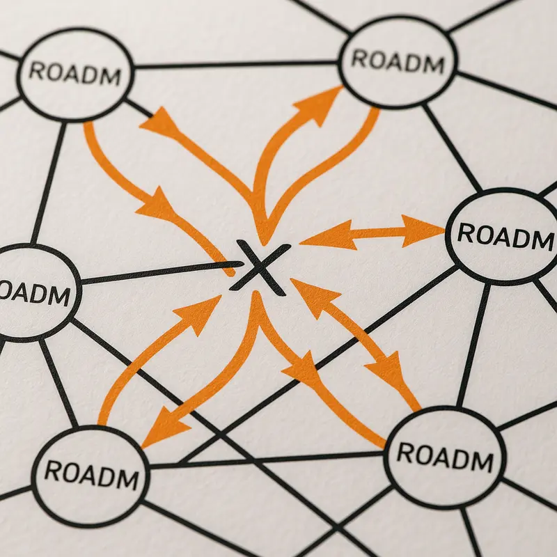 Fiber optic cables exposed to common physical infrastructure risks like construction dig-ups and aerial storm damage.