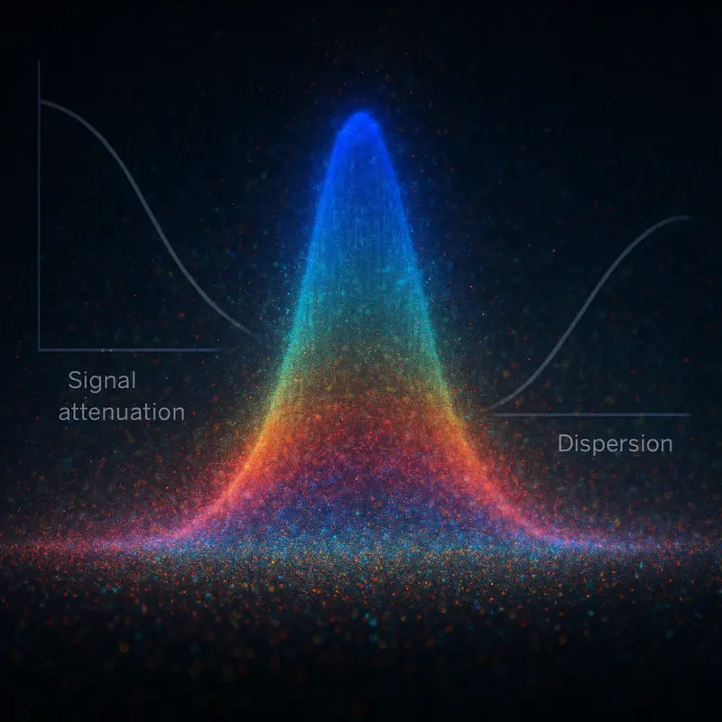 Fiber optic cables exposed to common physical infrastructure risks like construction dig-ups and aerial storm damage.