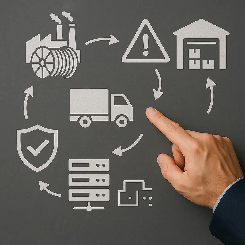 A data center showcasing multimode and single-mode fiber connections demonstrating different reach capabilities.