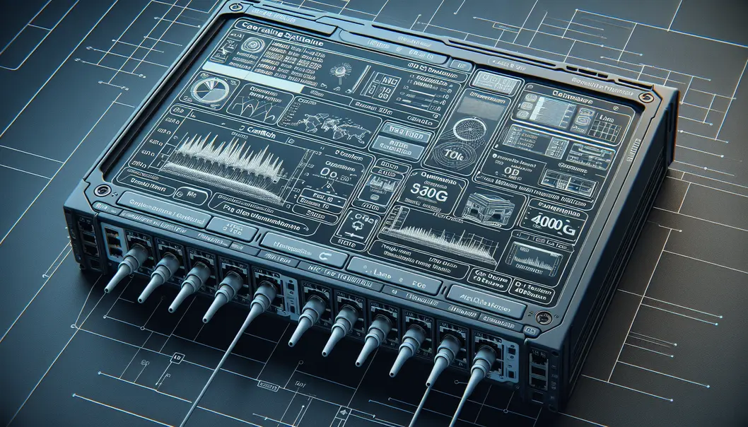 Visual comparison of 400G transceiver form factors and related Ethernet standards.