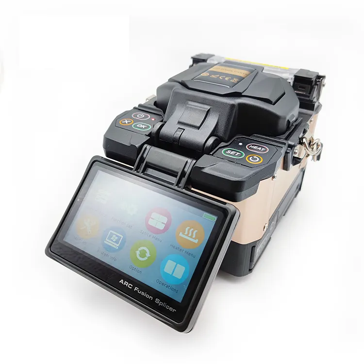 Machine de fusion de fibres optiques portable FTTH pour petits espaces, alignement du cœur... | ABPTEL
