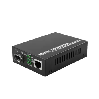 Gigabit Ethernet 10/100/1000M SFP Port Optical Fiber Media Converter | Fiber ... | ABPTEL