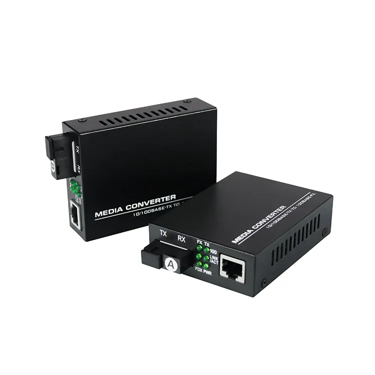 Conversor de mídia de fibra óptica com porta SFP Gigabit Ethernet 10/100/1000M | Fibra ... | ABPTEL