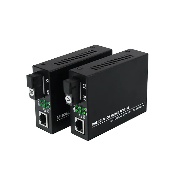 Conversor de mídia de fibra óptica com porta SFP Gigabit Ethernet 10/100/1000M | Fibra ... | ABPTEL