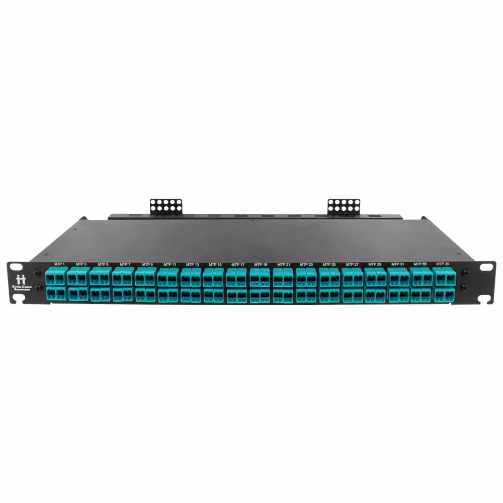 High-density 288-fiber MPO patch panel